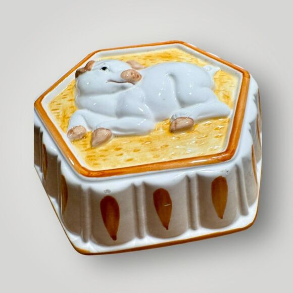 HIMARK Gourmet Kitchen Vintage Ceramic Pig Mold Jello Wall Hanging MCM Kitsch - Picture 8 of 12